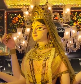 ৩৬০ ডিগ্রির মণ্ডপ! সবার গন্তব্য সেন্ট্রাল পার্ক