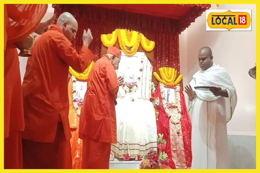 এই মঠেই নরেন্দ্রপুর রামকৃষ্ণ মিশনের এবারের দুর্গা পুজোর আয়োজন করা হয়েছে। নিজস্ব ছবি ৷