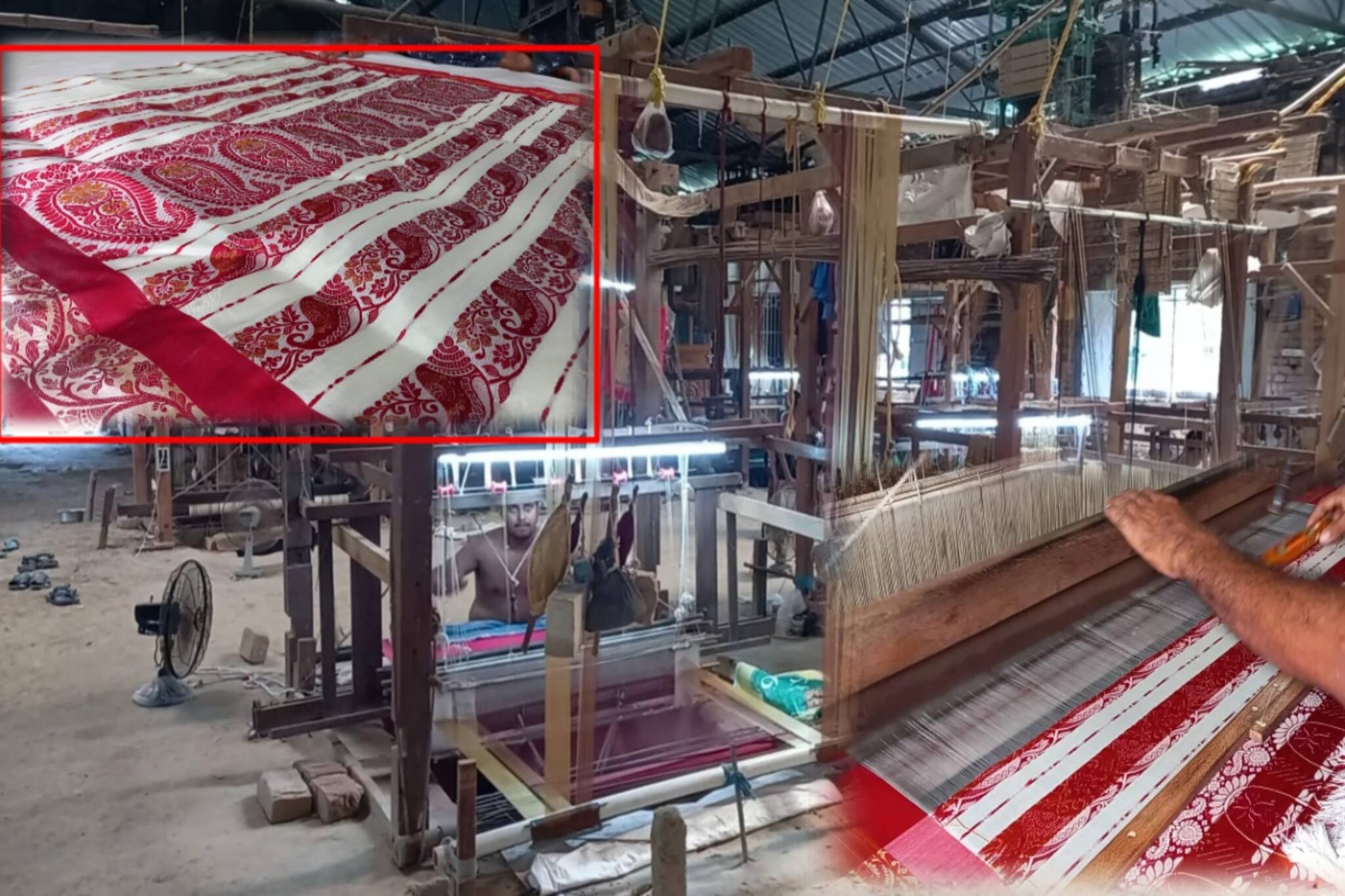 গরদের শাড়িও হালকা! দাম বাজেটের মধ্যে, পুজোয় কিনবেন কি? দেখুন শাড়ি তৈরির ভিডিও