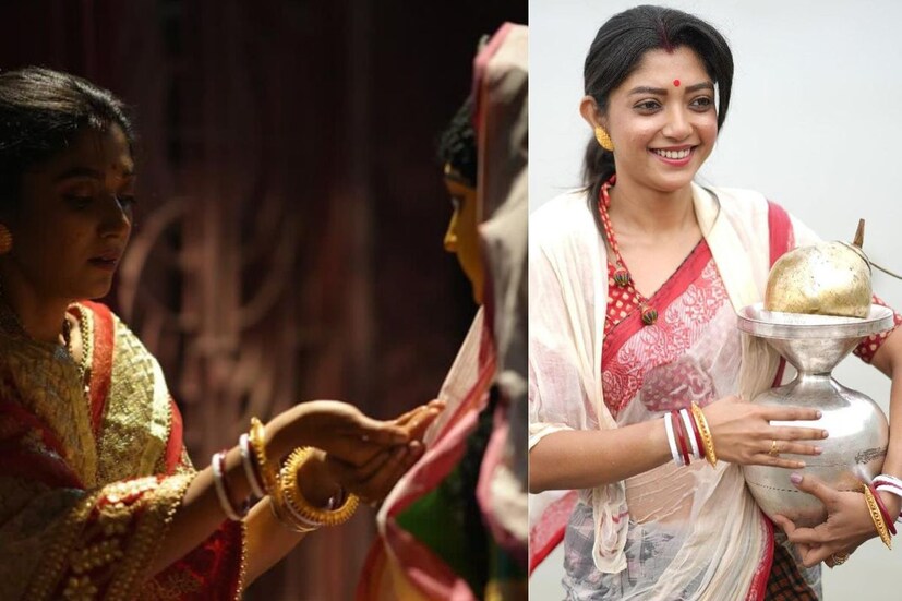 কোজাগরী লক্ষ্মী পুজোয় আগের দিন থেকেই তোড়জোড় শুরু হয়ে যায় চট্টোপাধ্যায় বাড়িতে। বরণ করা থেকে মঙ্গলঘটে জল ভরা নানা উপাচার সবটাই নিজে হাতে করে করেছেন অভিনেত্রী।
