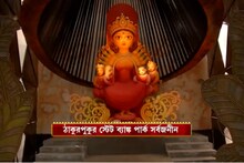 দুর্গা পুজোয় নয়া চমক ঠাকুর পুকুর স্টেট ব্যাঙ্ক পার্কে, দেখুন ভিডিও