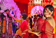 বরণ শেষে সিঁদুর খেলায় ইনি ছিলেন দিতিপ্রিয়ার সঙ্গী! রইল ছবি