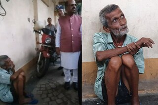 রাজভবনের ফুটপাথে রাজ্যপাল