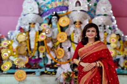 বর্ধমানের নাগ পরিবারের দুর্গোৎসব