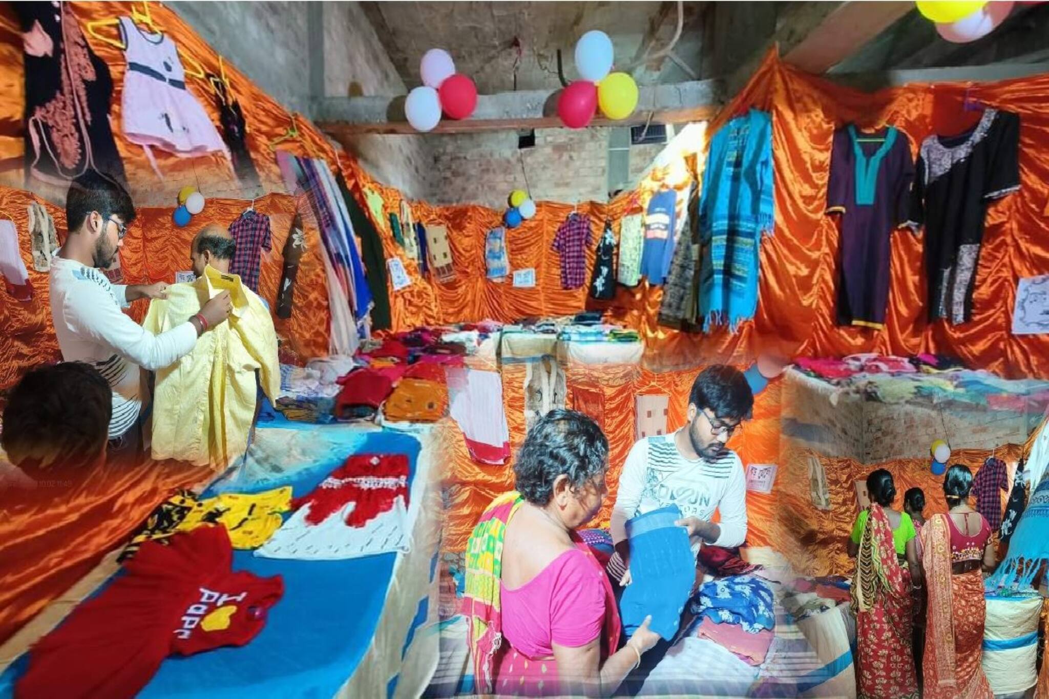 পুজোয় নতুন জামাকাপড় পড়বেন ওরাও! খোলা হল বিনামূল্যের দোকান