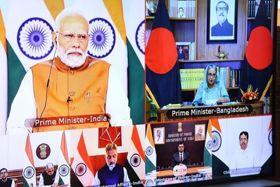 রেলপথে ত্রিপুরার সঙ্গে জুড়ল বাংলাদেশ, আগরতলা-আখাউড়া রেল সংযোগের উদ্বোধন করলেন দু’দেশের প্রধানমন্ত্রী মোদি ও হাসিনা