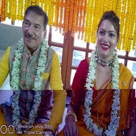 গায়ে হলুদ পর্ব শেষ, গলায় মালা, হলুদ পাঞ্জাবিতে নজর কাড়লেন ৬৬-র অরুণ লাল