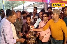 সুবর্ণ জয়ন্তীতে গ্রামের পুজো উদ্বোধন করলেন মন্ত্রী নিজে
