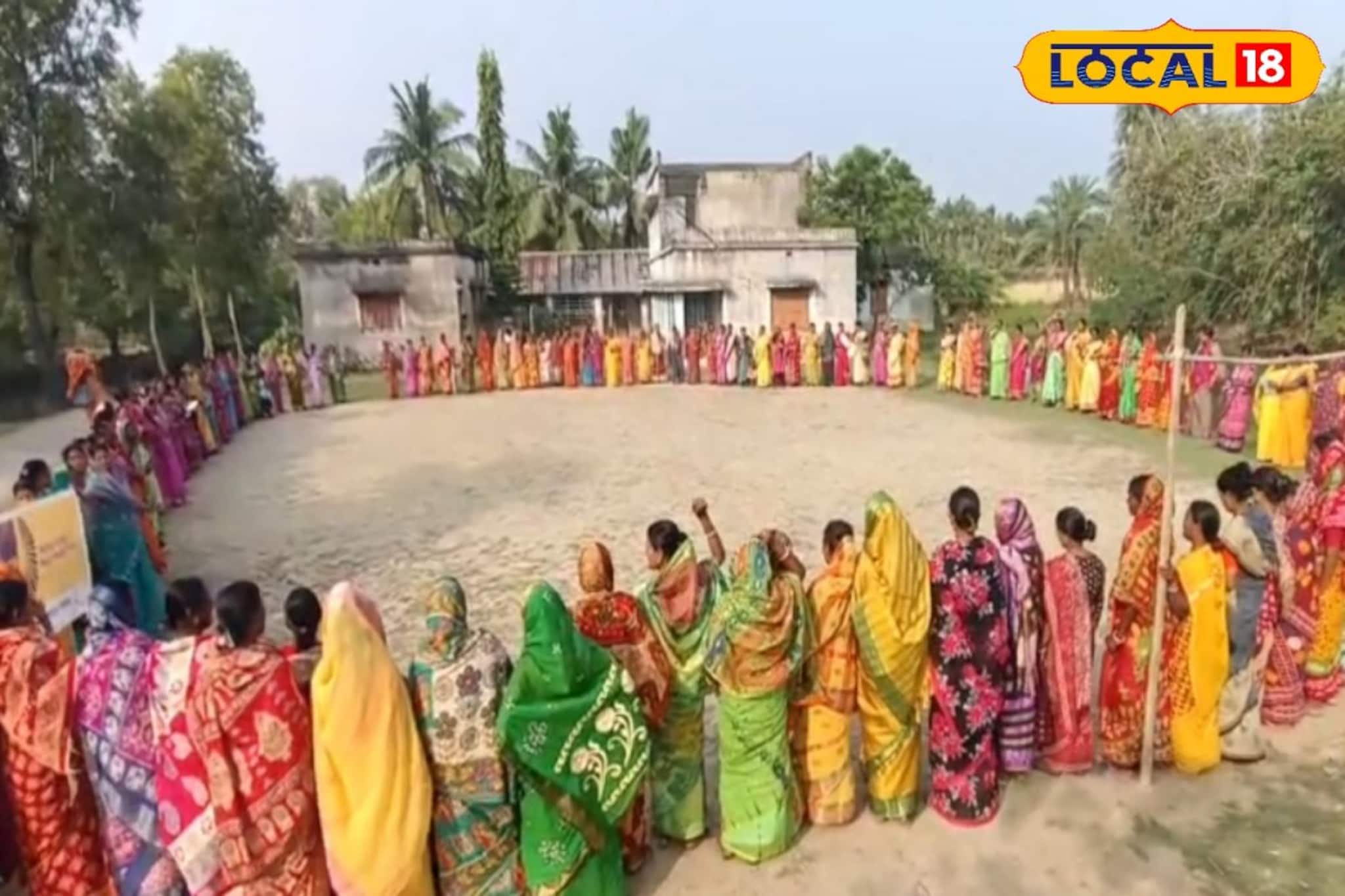 মেয়েদের পাশে মেয়েরাই, নামখানায় নির্যাতন রুখতে এগিয়ে এল মহিলারা