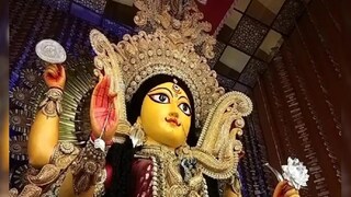 চন্দননগরের একটি মণ্ডপের জগদ্ধাত্রী প্রতিমা৷ চন্দননগরের একটি মণ্ডপের জগদ্ধাত্রী প্রতিমা৷