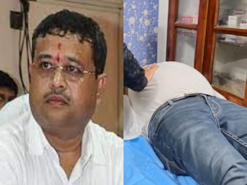 কাঁথিতে অল্পের জন্য দুর্ঘটনা থেকে রক্ষা দিব্যেন্দুর গাড়ির