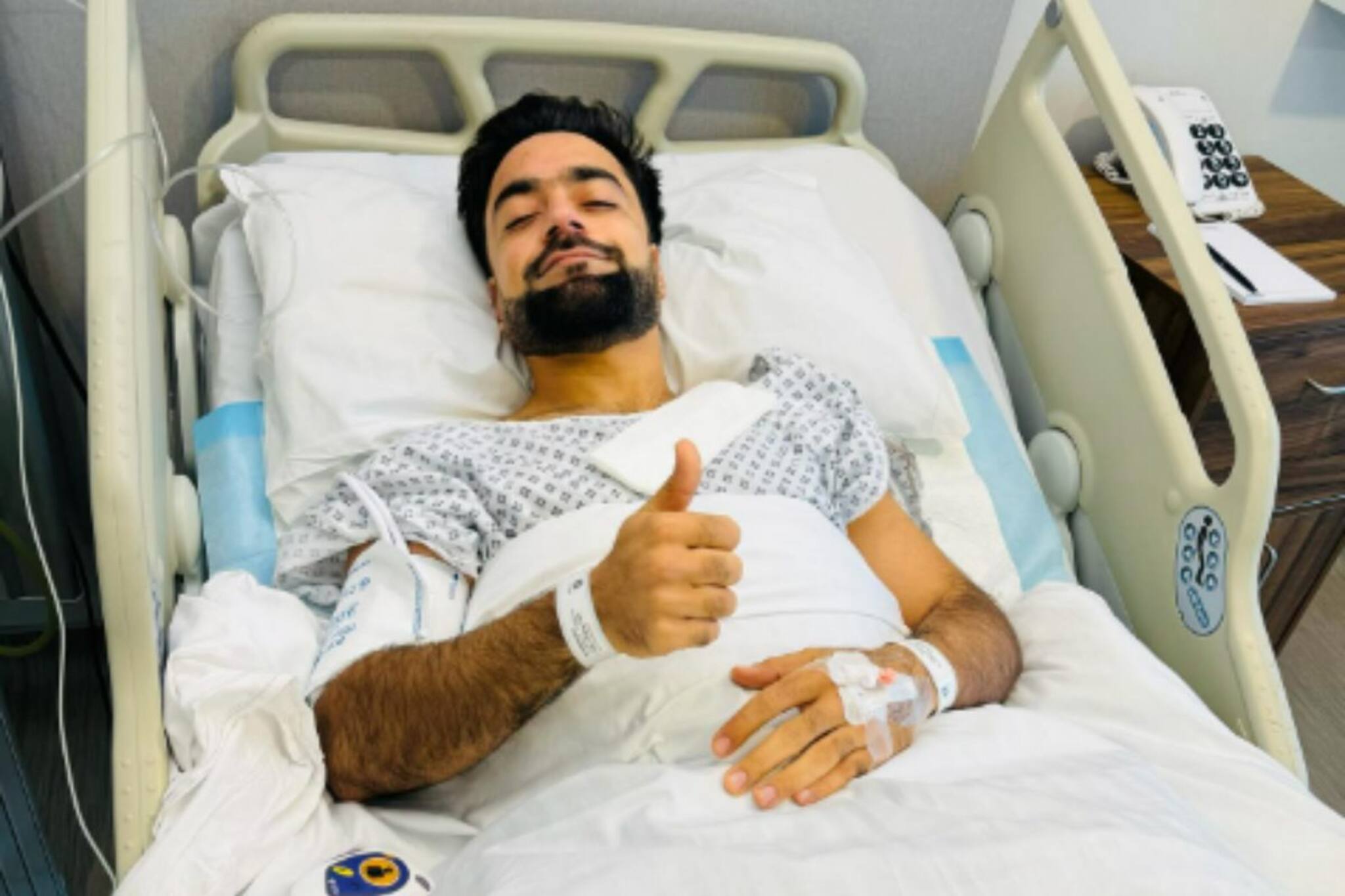 Rashid Khan: বিশ্বকাপের পরই হাসপাতালের বেডে রশিদ খান, কী হল আফগান তারকার