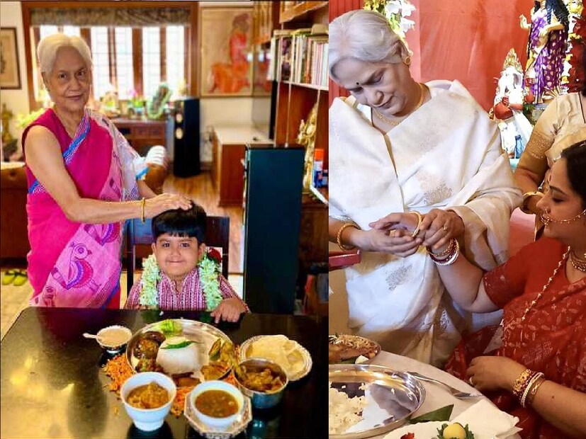 *অসুস্থতার দিনে নাতি আদিদেবের সঙ্গে বসে খেলছিলেন দীপালি দেবী। বাইরের ঘরে সুদীপা ও অগ্নিদেব টেলিভিশন দেখছিলেন। আদিদেবের সেদিন জ্বর ছিল। বকাবকিও করছিলেন। কিন্তু আচমকাই চুপ করে যান। ছবিঃ সোশ্যাল মিডিয়া। 