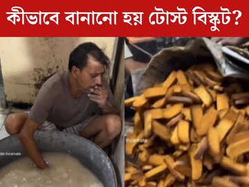 চায়ের সঙ্গে রোজ টোস্ট বিস্কুট খান! কীভাবে বানানো হয়? জানলে শিউরে উঠবেন, দেখুন সেই ভাইরাল ভিডিও