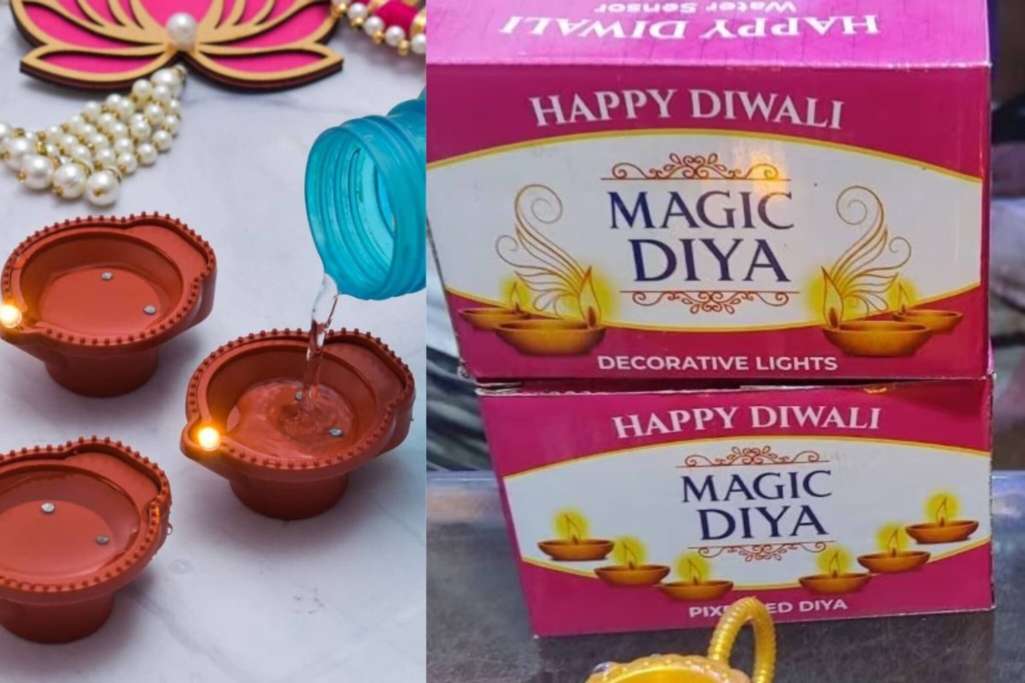 তেলে নয়, জলে জ্বলে এই প্রদীপ! ম্যাজিক প্রদীপ কিনতে লম্বা লাইন কোন দোকানে?