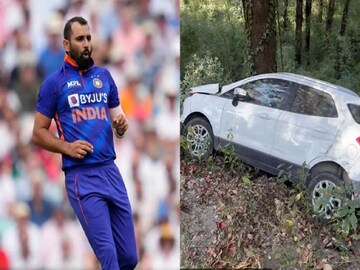 Mohammed Shami car accident video