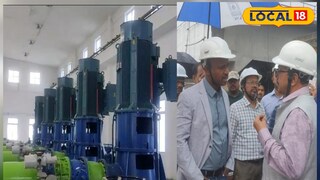 পাম্পিং স্টেশন পরিদর্শনে কে এম ডি এর সিও 