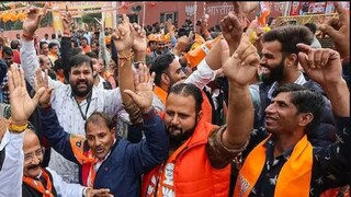 রাজস্থানে বিজেপি কর্মীদের উল্লাস৷ ছবি- পিটিআই