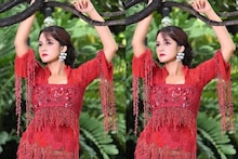 রেড অ্যার্লাট! নেটের পোশাকের ভিতরে স্পষ্ট 'অন্তর্বাস'! বোল্ড লুকে ভাইরাল তৃণা