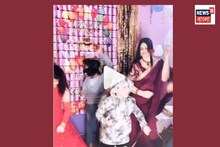 ‘পাতলি কমরিয়া মোরে হায় হায় হায়’- মেরুন শাড়িতে হাসিনের তুফানি নাচ