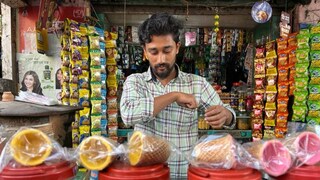 কাপগুলি মূলত বিস্কুট জাতীয় জিনিস দিয়ে তৈরি