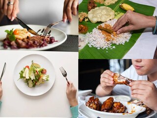 সুদৃশ্য কাঁটাচামচ বা বাহারি চামচের বদলে হাত দিয়ে খাবার খেলেই তৃপ্তি ও স্বাস্থ্য সচেতনতা৷ বলছে আয়ুর্বেদ শাস্ত্র