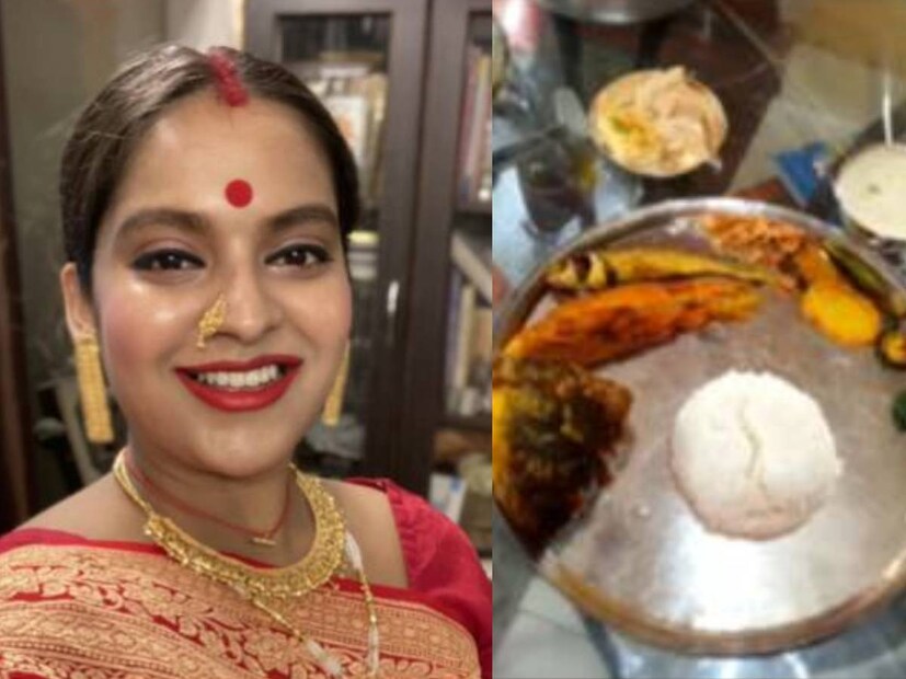 লাল টুকটুকে বেনারসি, গা ভর্তি গয়না, সিঁথিতে সিঁদুর, কপালে টিপ। সাধভক্ষণে মনের মতো করে সেজে  উঠেছিলেন অভিনেত্রী মধুবনী গোস্বামী। অতীতের সেই স্মৃতির পাতা ওল্টালেন অভিনেত্রী। 