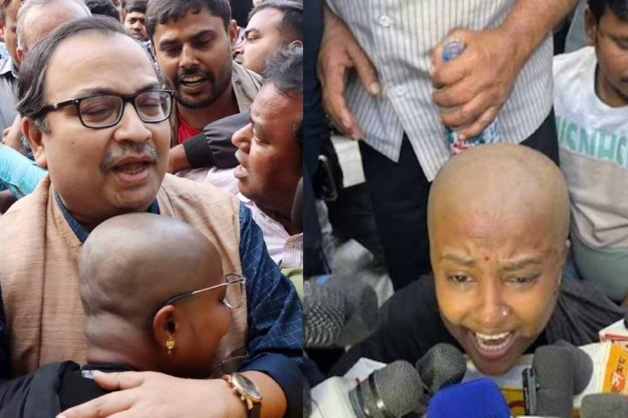 কুণাল পৌঁছতেই ‘চোর, চোর’ স্লোগান! এবার তৃণমূলনেতার পাশে দাঁড়ালেন বিজেপি নেতা