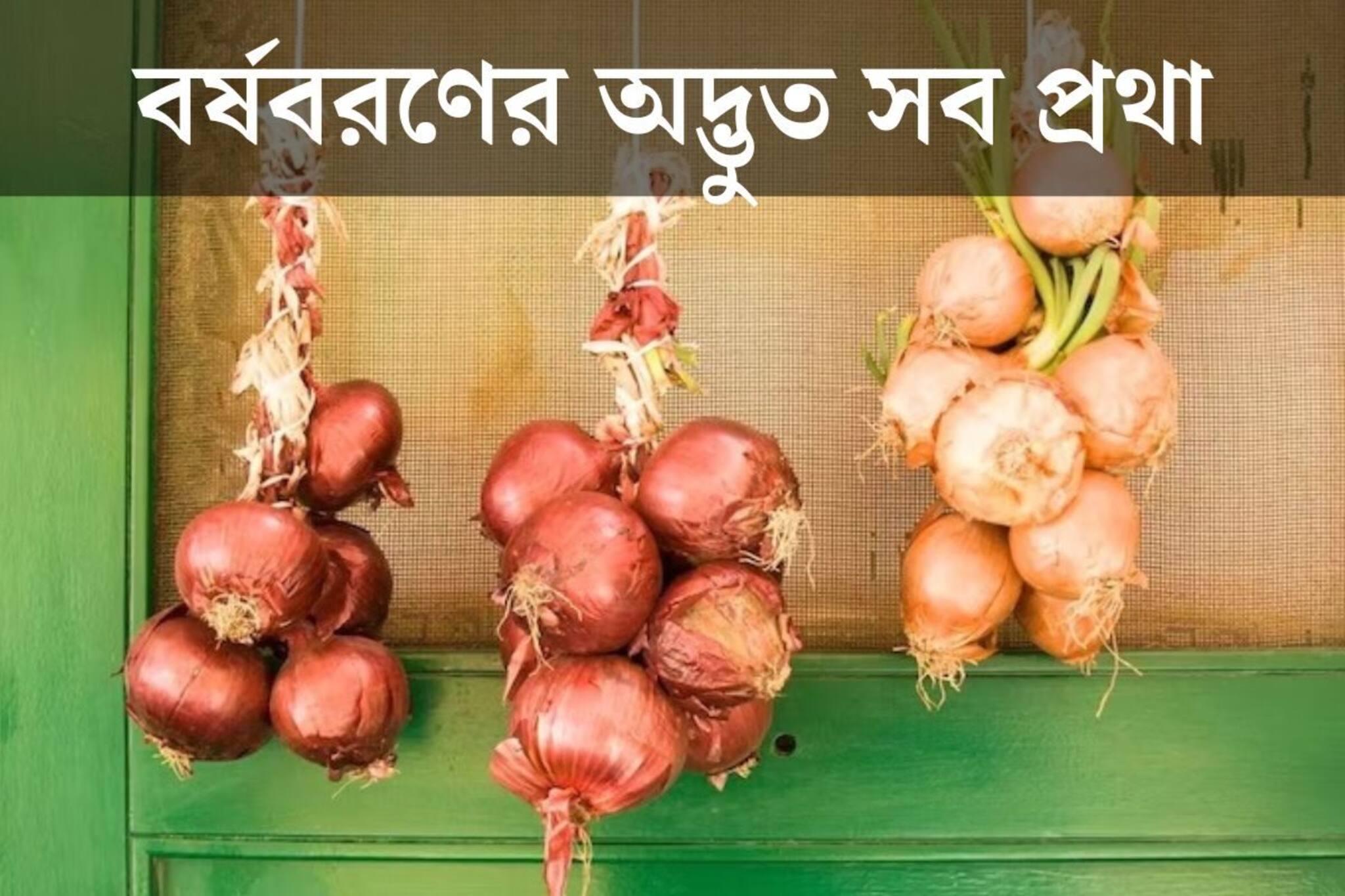 কোথাও চলে দেদার চুমু খাওয়া, দরজায় ঝোলে পেঁয়াজ! বর্ষবরণের অদ্ভুত প্রথা