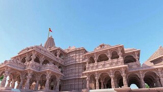 অযোধ্যায় উদ্বোধনের অপেক্ষায় রাম মন্দির৷ ছবি- পিটিআই