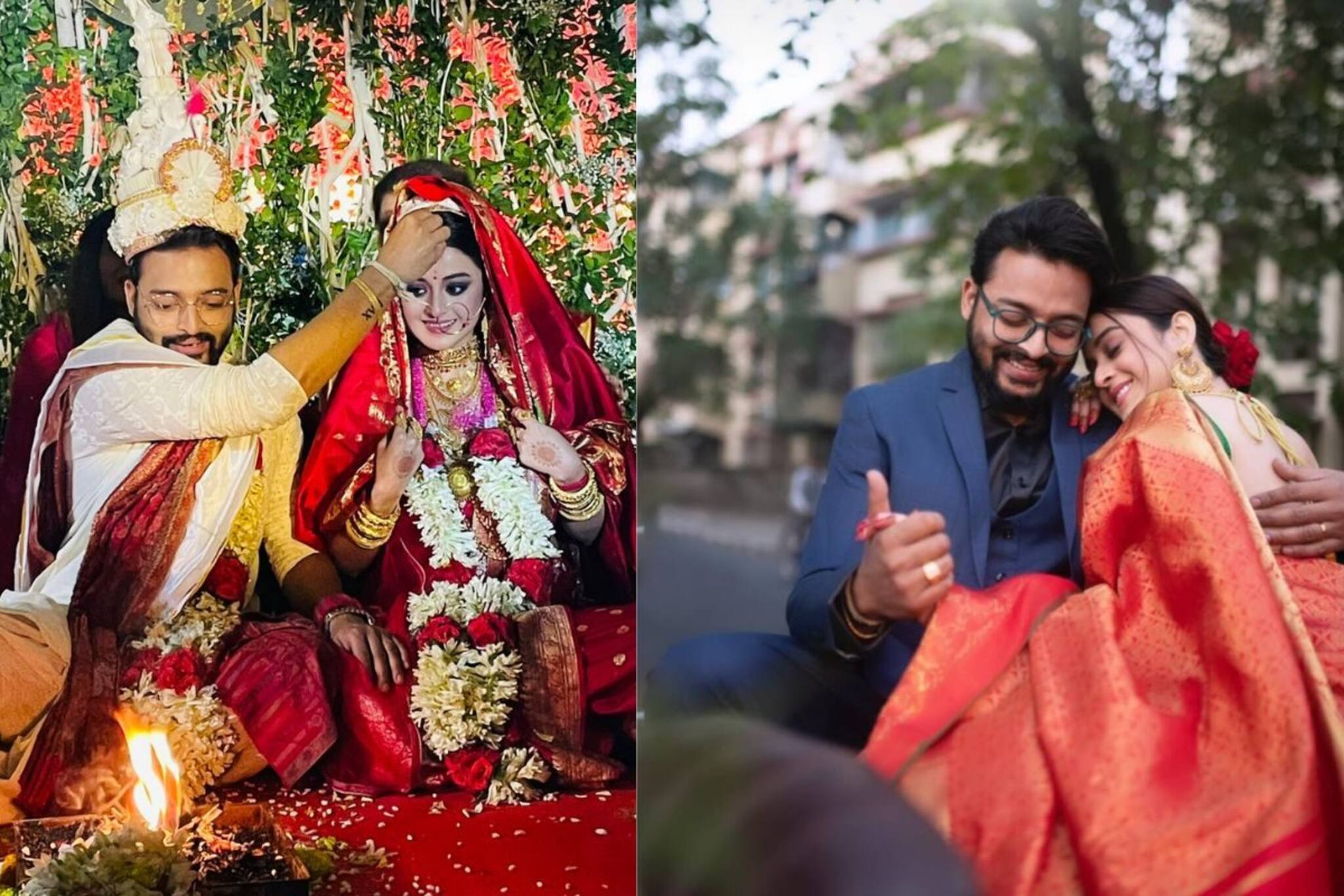 স্বামীর কাঁধে মাথা রেখে দর্শনা, ভিন্টেজ রোলস রয়্যালসে স্বপ্নের উড়ান