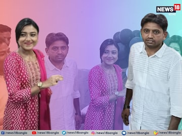 তৃণমূল কাউন্সিলর পাপিয়া হালদার এবং অভিযুক্ত যুবনেতা প্রতীক দে৷ 