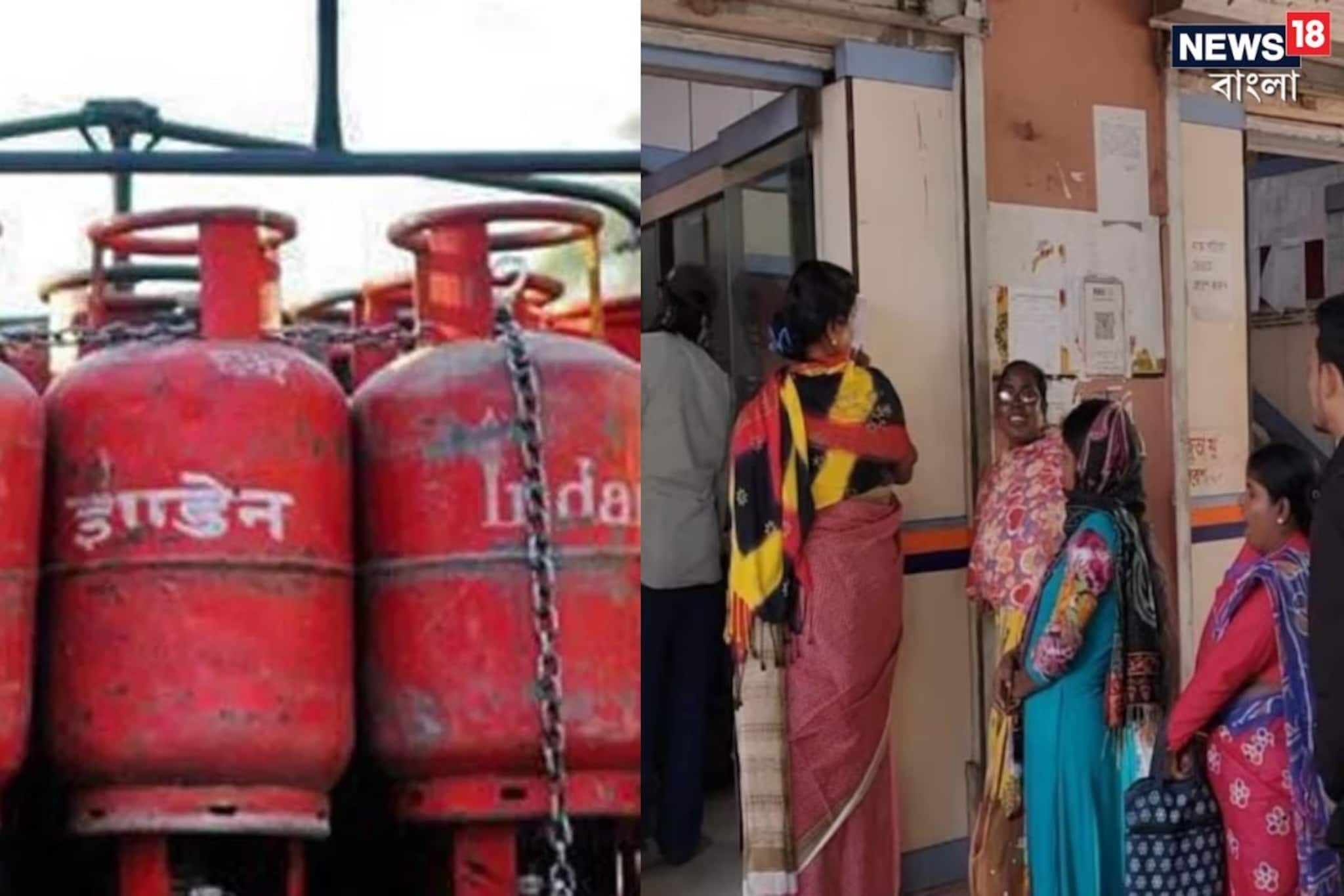 গ্যাসে ভর্তুকি পেতে লম্বা লাইন সকাল থেকেই, বায়োমেট্রিক করাতে নাজেহাল গ্রাহকেরা