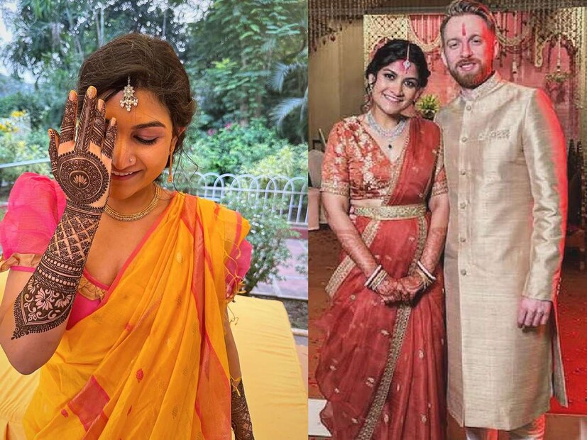 প্রেরণা ওরফে সইয়ের পরনে ছিল লাল শাড়ি, লাল ব্লাউজ। মাথায় সিঁদুর। জনির পরনে সোনালি রঙের শেরওয়ানি। বিয়ের মণ্ডপের সামনে দাঁড়িয়ে ছবি তুলেছেন তাঁরা।
