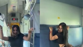 স্বল্প পোশাকে চলন্ত ট্রেনে উন্মত্ত বেলি ডান্স! ভাইরাল ভিডিও দেখে ক্ষুব্ধ নেটপাড়া