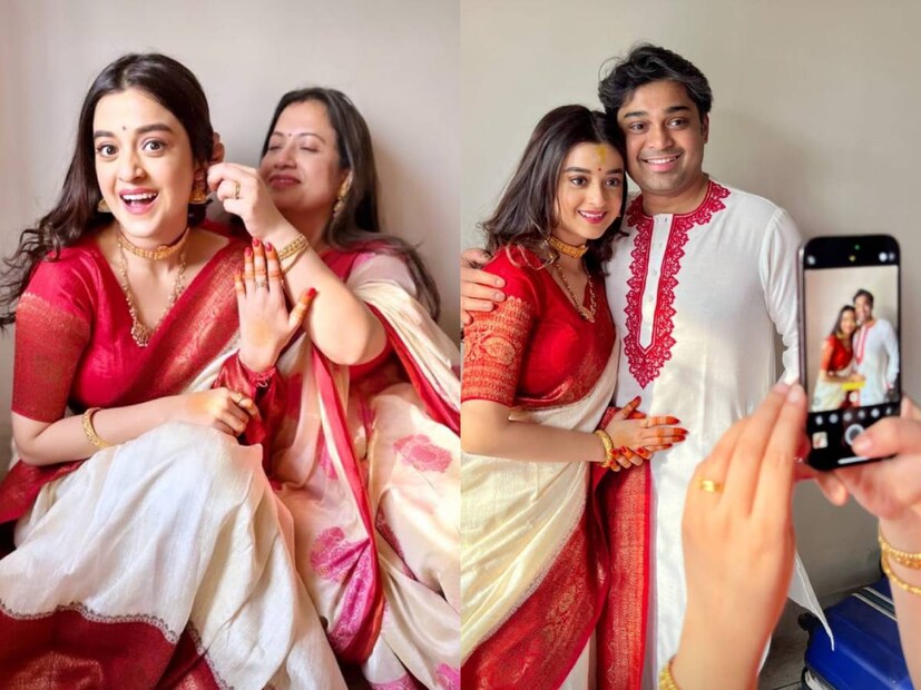 নায়িকার কথায়, ‘‘এই সময়ে মা থাকলে কী ভাল হত। সবসময়েই মনে হয় সেটা। বাবাকে ছেড়ে শ্বশুরবাড়ি যাওয়াটা খুবই কঠিন। কিন্তু আমার বাবা পুরো ‘ড্যাডি কুল।’ আমাকে আর দাদাকে বাবা-ই শক্ত হতে শিখিয়েছে।’’ 