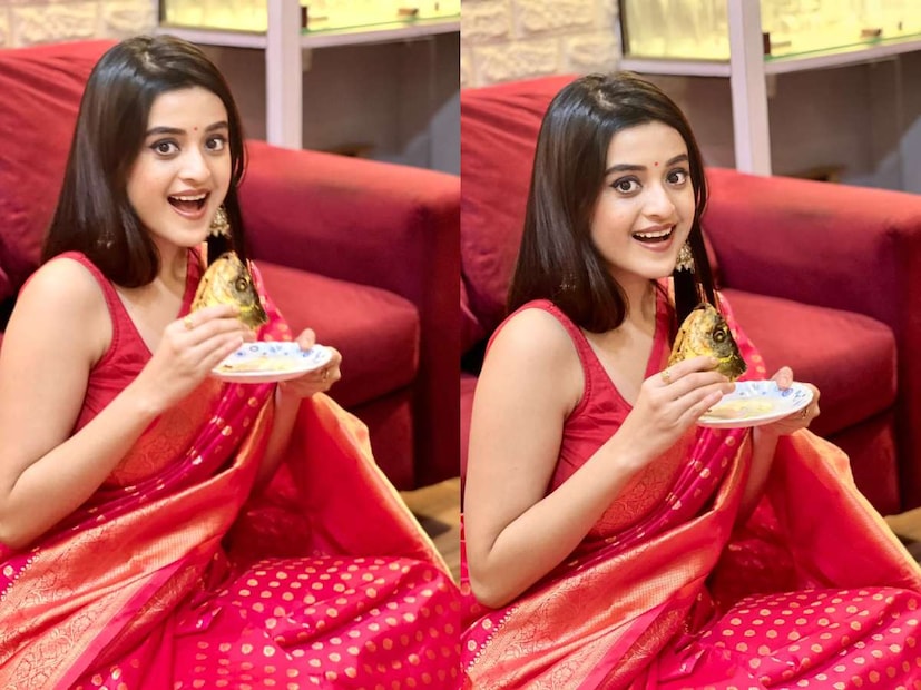 এলাহি এই আয়োজনে লাল শাড়ি, লাল হাতাকাটা ব্লাউজে সেজেছিলেন দর্শনা। কপালে ছিল ছোট্ট লাল টিপ। সুন্দর দেখাচ্ছিল সৌরভের কনেকে। এখন কেবল অপেক্ষা ১৫ তারিখের।