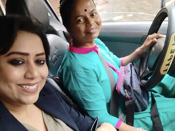 কাঞ্চনার পোস্ট অ্যাপ ক্যাবের মহিলা চালককে নিয়ে