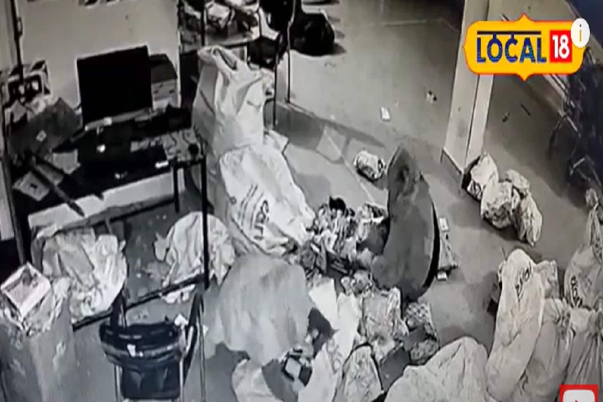 ডেলিভারির সংস্থার অফিসে চুরির চেষ্টা, ধরা পড়ল CCTV ফুটেজে