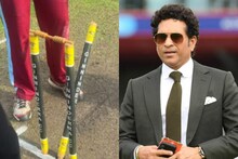মিডল স্টাম্প উড়ে গেলেও পড়ল না বেল, আজব কাণ্ড দেখে চুপ থাকতে পারলেন না সচিনও