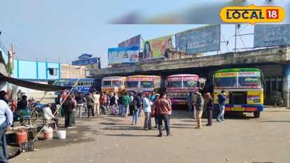 বাস চলাচল ব্যাহত 