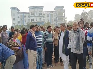 রাস্তা এবং ব্রিজের জায়গা পরিদর্শনে পৌরসভার চেয়ারম্যান