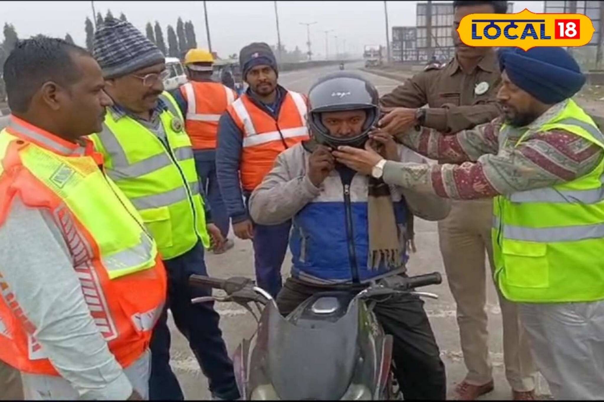 পথ দুর্ঘটনা নিয়ন্ত্রণে আনতে জাতীয় সড়কে এক অভিনব উদ্যোগ! জানুন