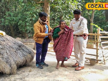 বৃদ্ধা মহিলা সঙ্গে ত্রিদিব রাজ  বৃদ্ধা মহিলা সঙ্গে ত্রিদিব রাজ