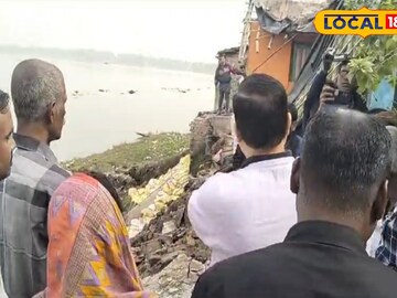 গঙ্গা ভাঙন পরিদর্শন