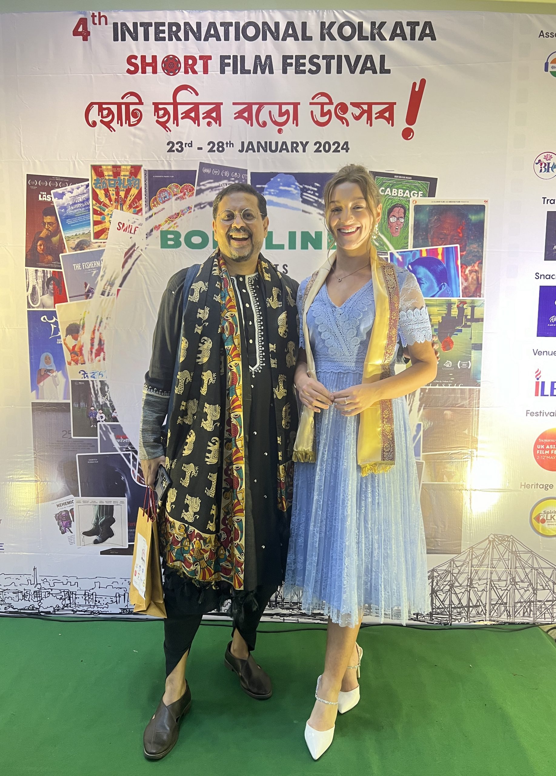 Rana Basu Thakur with Alexandra Taylor
