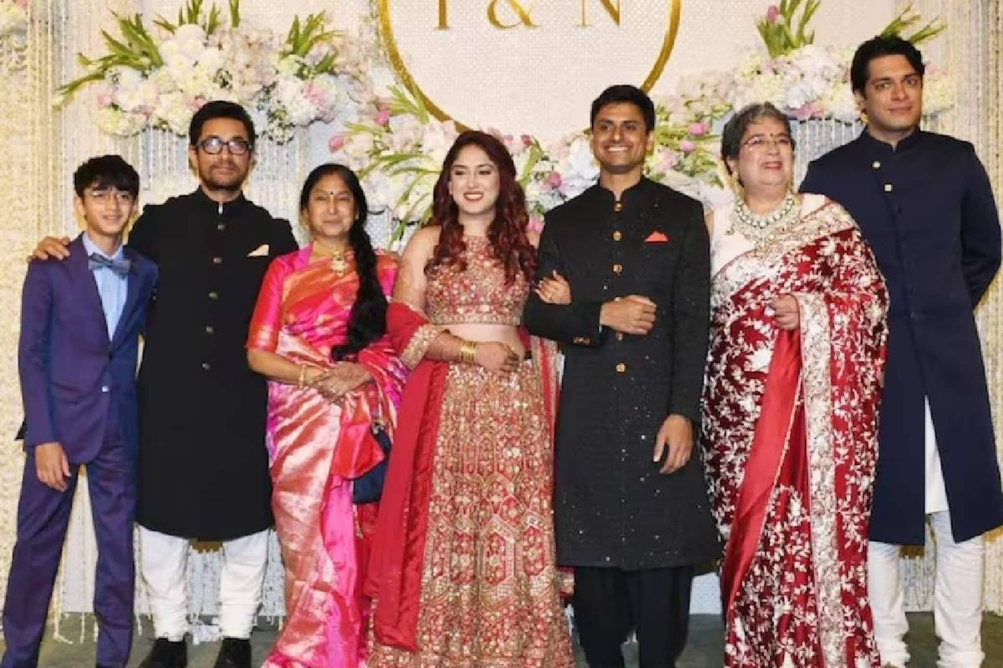 সচিন থেকে শাহরুখ! তারকা-ভিড়ে ভুলে যাওয়া শিল্পীরাও, কিরণ বাদে সপরিবার আমিরের ছবি