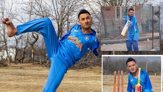 জম্মু কাশ্মীরের প্যারা ক্রিকেট দলের অধিনায়ক তিনি জম্মু কাশ্মীরের প্যারা ক্রিকেট দলের অধিনায়ক তিনি