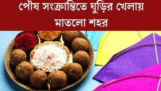 শীতকে বুড়ো আঙুল দেখিয়ে ছাদেই পিকনিক! পৌষ সংক্রান্তিতে ঘুড়ির খেলায় মাতলো শহর