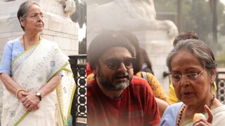 কলকাতায় শিবপ্রসাদের ছবির শ্যুটে রাখি গুলজার